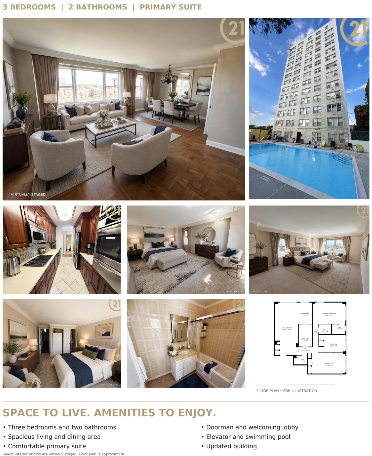 Supplied property photographs and details for 1170 Ocean Parkway · Apt 10E