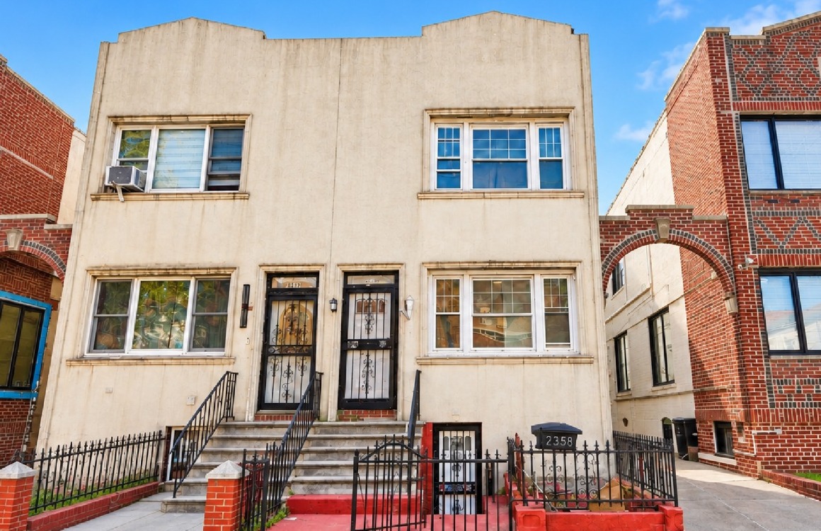 Exterior photo of the three-family home at 2358 East 2nd Street, Brooklyn